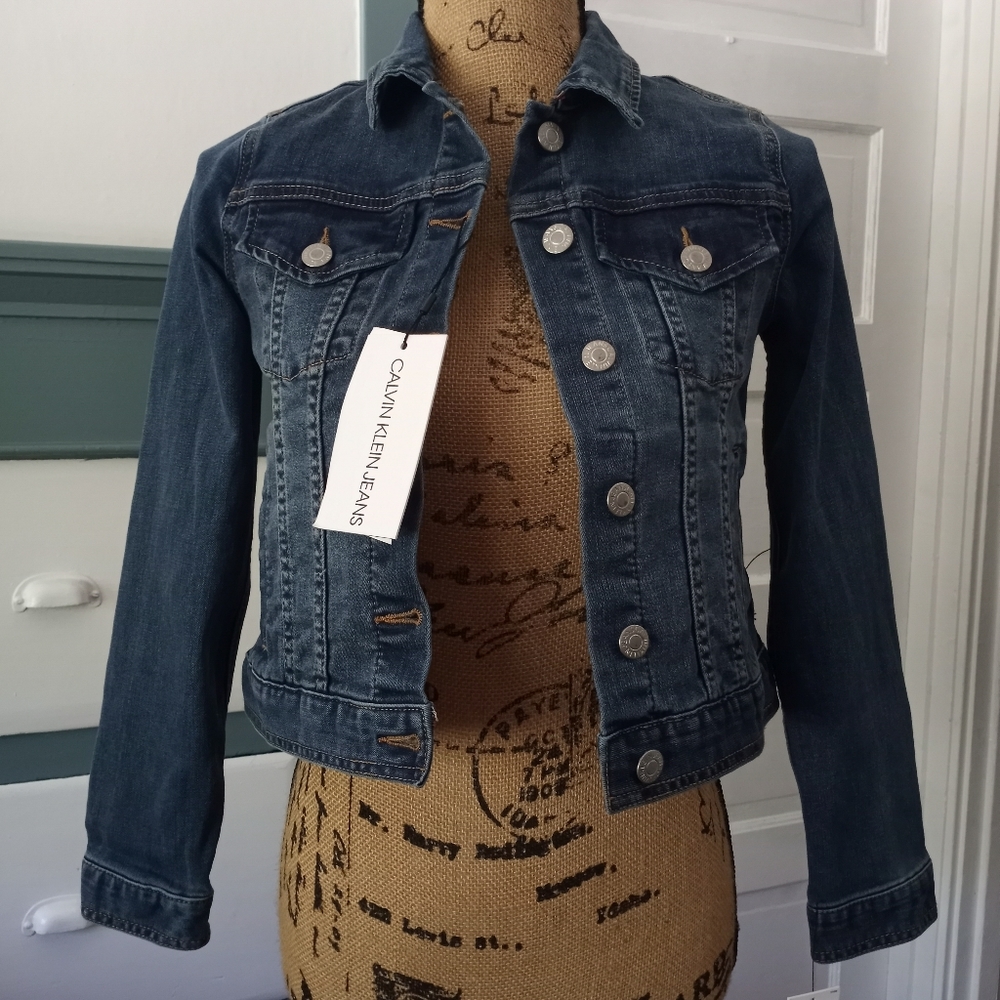 Calvin Klein Jean Jacket for size 12/14 Children's
